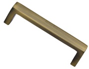Heritage Brass Metro Design Cabinet Pull Handle (101mm, 128mm, 160mm OR 192 C/C), Antique Brass - C4520-AT