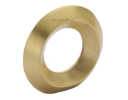 Heritage Brass Ring Cabinet Knob, Satin Brass - C4553-SB