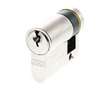 Atlantic UK AGB Euro Profile 5 Pin Single Cylinder (30mm/10mm OR 35mm/15mm), Polished Chrome - C630300525