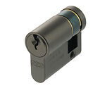 Atlantic UK AGB Euro Profile 5 Pin Single Cylinder (30mm/10mm OR 35mm/15mm), Black Nickel - C630F90525