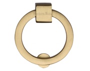 Heritage Brass Round Drop Cabinet Pull (50mm OR 63mm), Satin Brass - C6321-SB