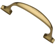 Heritage Brass Durham Design Cabinet Pull Handle (76mm, 128mm, 160mm OR 203mm C/C), Polished Brass - C7213-PB