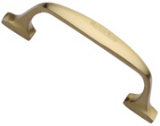 Heritage Brass Durham Design Cabinet Pull Handle (76mm, 128mm, 160mm OR 203mm C/C), Satin Brass - C7213-SB