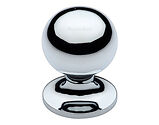 Heritage Brass Ball Design Cabinet Knob (25mm, 32mm OR 38mm), Polished Chrome - C8321-PC