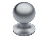 Heritage Brass Ball Design Cabinet Knob (25mm, 32mm OR 38mm), Satin Chrome - C8321-SC
