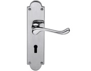 Carlisle Brass Caterham Polished Chrome Door Handles - CBS6CP (sold in pairs)