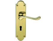 Carlisle Brass Caterham Polished Brass Door Handles - CBS6 (sold in pairs)