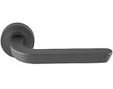 Carlisle Brass Manital Cloud Door Handles On Round Rose, Anthracite - CD5ANT (sold in pairs)