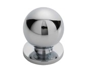 Carlisle Brass Fingertip Ball Cupboard Knob, Polished Chrome - CH6CP
