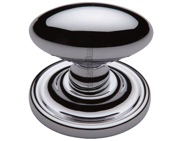 Heritage Brass Chelsea Mortice Door Knobs, Polished Chrome - CHE7373-PC (sold in pairs)