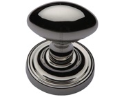 Heritage Brass Chelsea Mortice Door Knobs, Polished Nickel - CHE7373-PNF (sold in pairs)