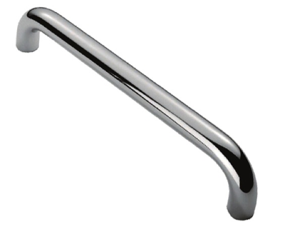 Atlantic CleanTouch D Pull Handle (225mm x 19mm OR 300mm x 19mm), Satin Stainless Steel - CTAPH22519SSS