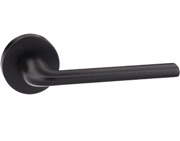 Atlantic Forme CleanTouch Milly Designer Lever On Round Minimal Rose, Matt Black - CTFMR133MB (sold in pairs)