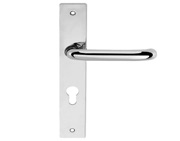 Atlantic CleanTouch RTD Solid Brass Safety Lever On Backplate, Polished Chrome - CTLOBSERTDPC (sold in pairs)