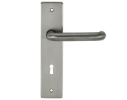 Atlantic CleanTouch RTD Solid Brass Safety Lever On Backplate, Satin Chrome - CTLOBSERTDSC (sold in pairs)