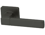 Intelligent Hardware Cube Door Handles On Square Rose, Gun Metal Grey - CUB.09.SQ.MSB (sold in pairs)