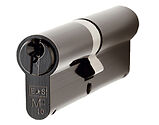Eurospec MP10 Euro Profile British Standard 10 Pin Double Cylinders, (Various Sizes) Black - CYH712