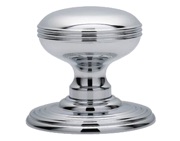 Carlisle Brass Delamain Ringed Concealed Fix Mortice Door Knob, Polished Chrome - DK39CCP (sold in pairs)