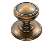 Carlisle Brass Fingertip Delamain Plain Cupboard Knob (26mm, 31mm OR 37.5mm), Florentine Bronze - DK47FB