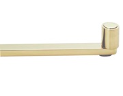 Carlisle Brass Fanlight Roller Arm Window Stays (150mm), Polished Brass - DK8