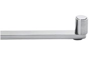 Carlisle Brass Fanlight Roller Arm Window Stays (150mm), Polished Chrome - DK8CP