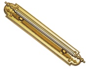 Carlisle Brass Chesham Pulll Handle (229mm c/c), Polished Brass - DL611