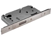 Eurospec DIN Euro Profile Deadlock (Architectural), Satin Stainless Steel Finish Standard (With Optional Extra Finish Face Plates) - DLS0060EP
