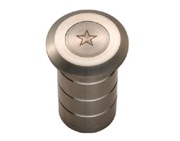 Carlisle Brass Dust Excluding Bolt Socket (For Timber OR Concrete), Satin Stainless Steel - DPS1008SSS