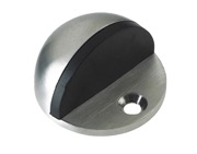 Consort Floor Mounted Shielded Door Stop, Polished Or Satin Stainless Steel - DS75