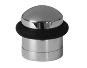 Carlisle Brass Floor Mounted Door Stop (35mm Height), Polished Chrome - DSF3020CP