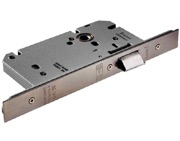 Eurospec DIN Latch (Architectural), Satin Stainless Steel Finish Standard (With Optional Extra Finish Face Plates) - DLS0060L