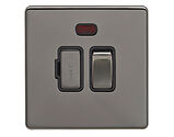 Carlisle Brass Eurolite Concealed 3mm Switched Fuse Spur With Neon, Black Nickel - ECBNSWFFOB