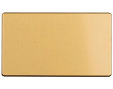Carlisle Brass Eurolite Concealed 3mm Double Blank Plate, Satin Brass - ECSB2BB