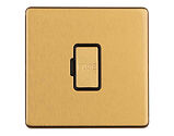 Carlisle Brass Eurolite Concealed 3mm Unswitched Fused Spur, Satin Brass - ECSBUSWFB