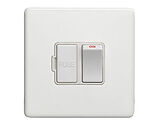 Carlisle Brass Eurolite Concealed 3mm Switched Fuse Spur, White - ECWSWFW