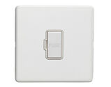 Carlisle Brass Eurolite Concealed 3mm Unswitched Fused Spur, White - ECWUSWFW