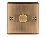 Carlisle Brass Eurolite Enhance Decorative 1 Gang Dimmer - LED, Antique Brass - EN1DLEDABB