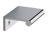 Heritage Brass EPR Range Back Or Front Fixing Cabinet Edge Pull (50mm, 100mm OR 200mm), Polished Chrome - EPR50-PC