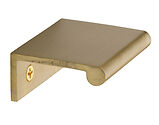 Heritage Brass EPR Range Back Or Front Fixing Cabinet Edge Pull (50mm, 100mm OR 200mm), Satin Brass - EPR50-SB