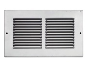 Eurospec Louvre Grills For Intumescent Air Transfer Grilles (Various Sizes), Silver - ES420