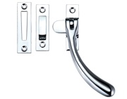 Zoo Hardware Fulton & Bray Offset Casement Fastener, Polished Chrome - FB104CP