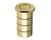 Zoo Hardware Fulton & Bray Dust Excluding Socket For Flush Bolts (Concrete), Polished Brass - FB14