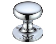Zoo Hardware Fulton & Bray Mushroom Mortice Door Knobs, Polished Chrome - FB201CP (sold in pairs)