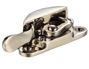 Zoo Hardware Fulton & Bray Narrow Style Locking Fitch Fastener, PVD Stainless Nickel - FB7LCKPVDN