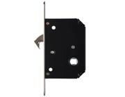 Zoo Hardware Fulton & Bray Sliding Door Lock Set (Suitable for 35-45mm thick doors), Satin Nickel - FB81SN