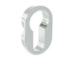 Atlantic Forme Euro Profile Escutcheon On Concealed Round Rose, Polished Chrome - FCRESCEPC (sold in pairs)