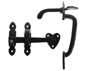 Zoo Hardware Foxcote Foundries Thumb Latch, Black Antique - FF26