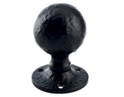 Zoo Hardware Foxcote Foundries Ball Mortice Knob, Black Antique - FF415M (sold in pairs)