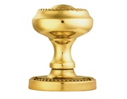 Carlisle Brass Mushroom Concealed Fix Mortice Door Knob, Polished Brass - FG4 (sold in pairs)