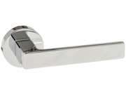 Atlantic Forme Asti Designer Lever On Round Minimal Rose, Polished Chrome - FMR254PC (sold in pairs)
